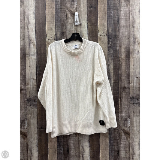 Sweater By Old Navy In Cream, Size: L