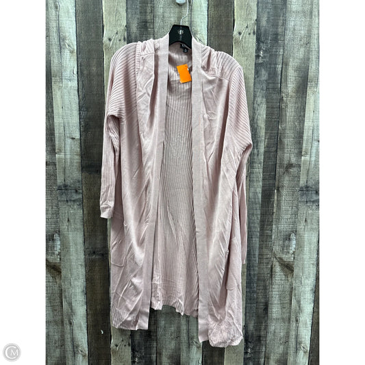 Cardigan By Inc In Mauve, Size: Xl