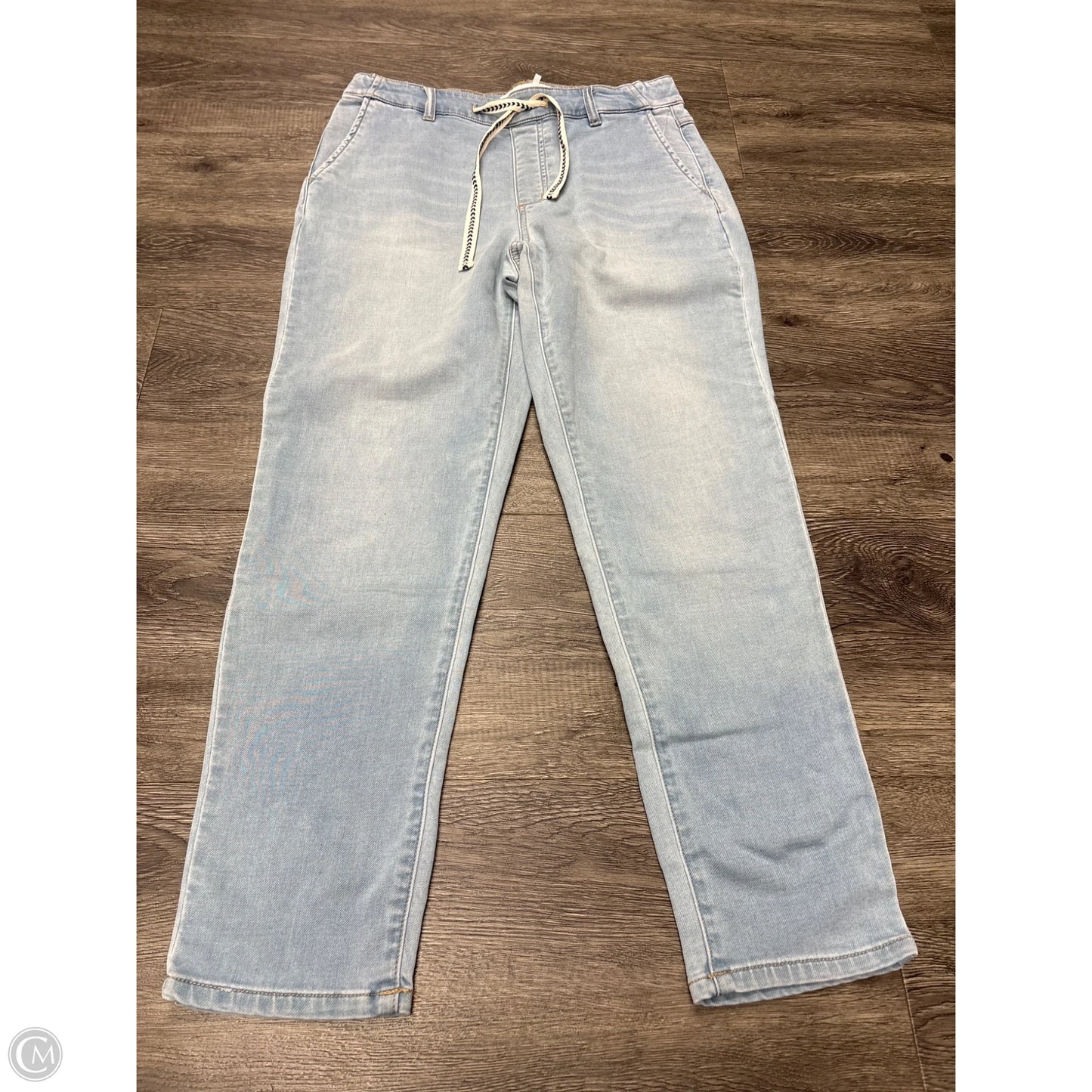 Jeans Straight By Tribal In Blue Denim, Size: 6