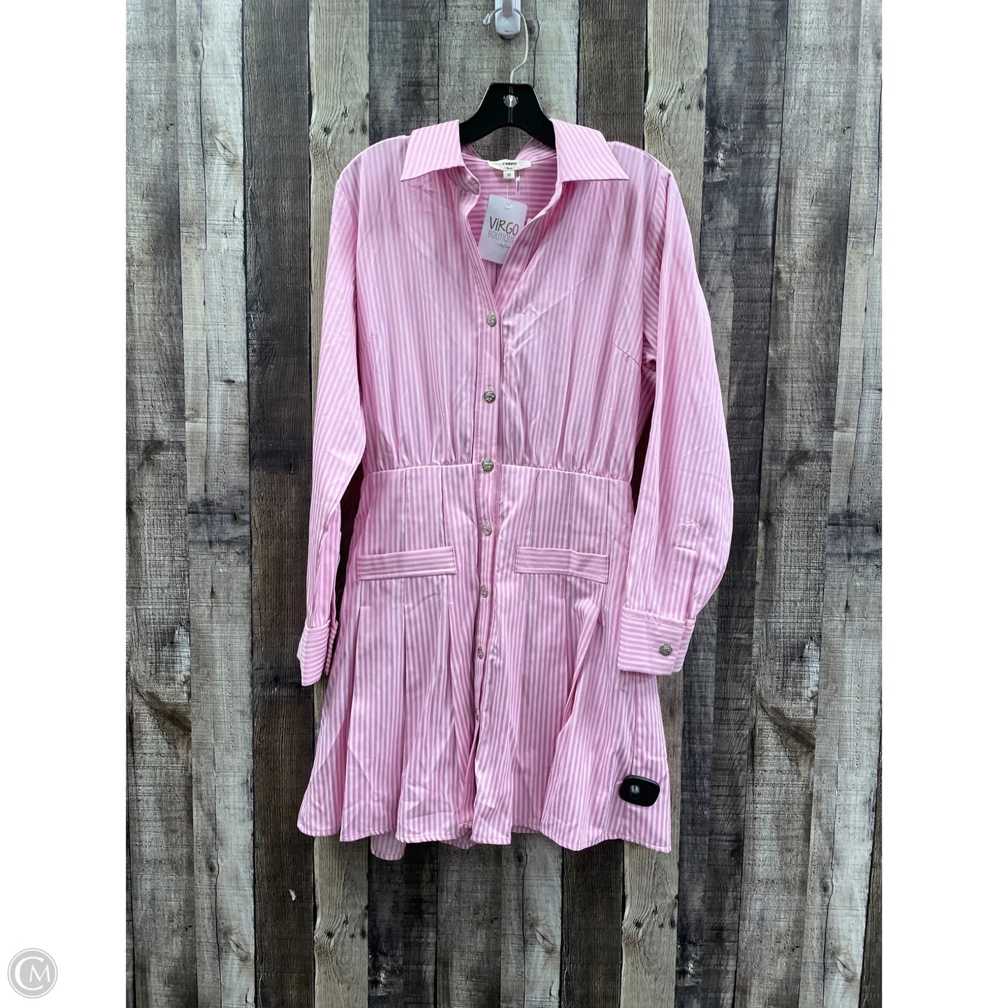 Dress Casual Midi By Entro In Pink, Size: M