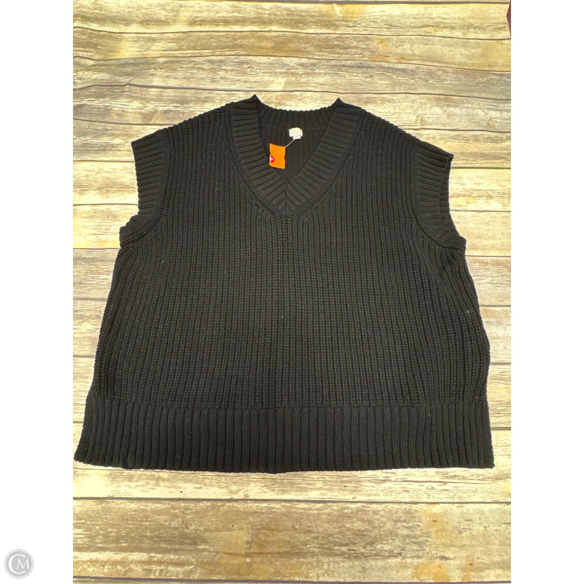Sweater By A New Day In Black, Size: 3x