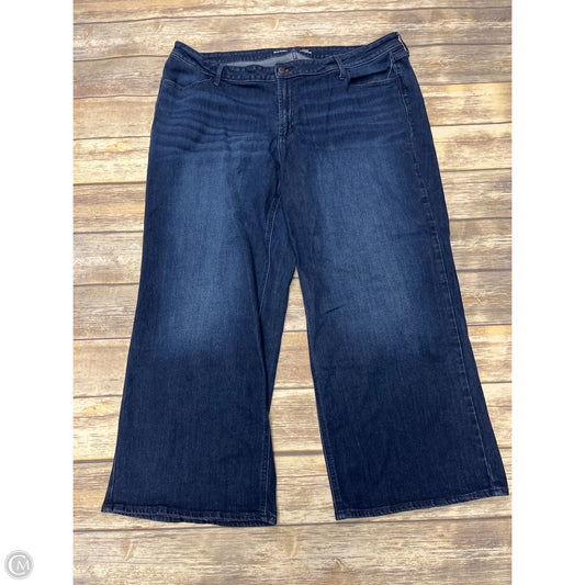 Jeans Wide Leg By Old Navy In Blue Denim, Size: 22