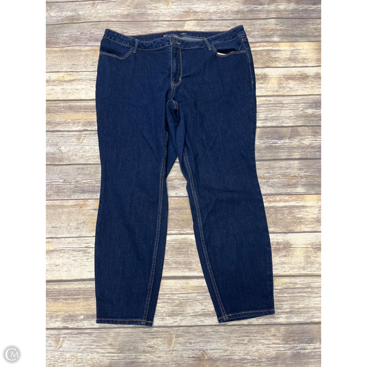 Jeans Straight By Old Navy In Blue Denim, Size: 20