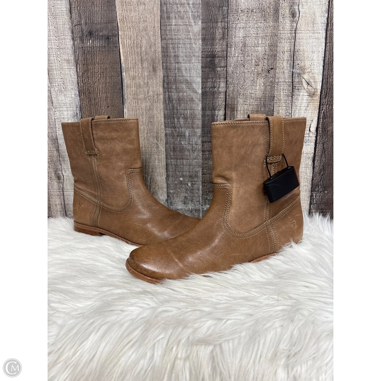 Boots Designer By Frye In Brown, Size: 9.5