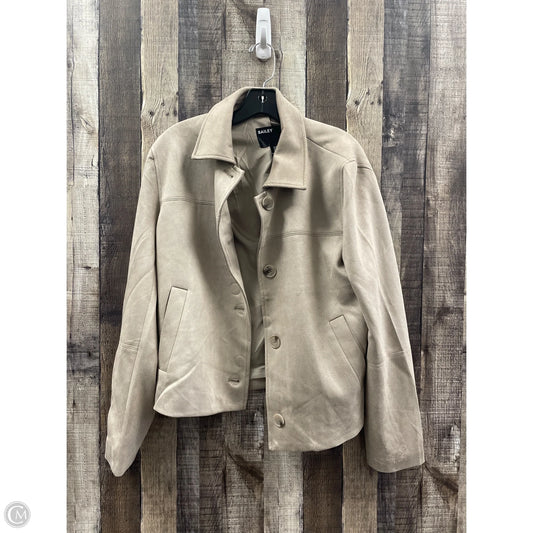 Jacket Other By Bailey 44 In Tan, Size: M