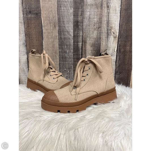 Boots Ankle Heels By Universal Thread In Tan, Size: 8.5