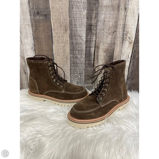 Boots Ankle Flats By Steve Madden In Brown, Size: 9