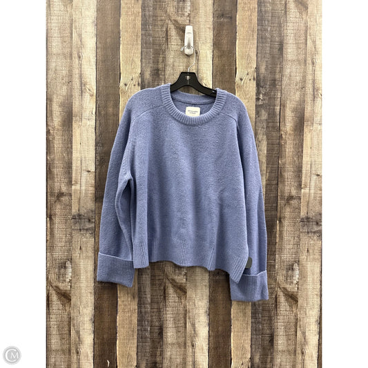 Sweater By Abercrombie And Fitch In Blue, Size: L