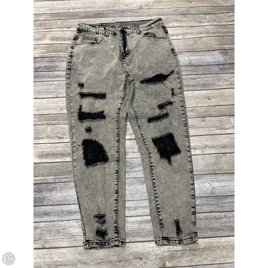 Jeans Skinny By Shein In Black Denim, Size: 1x