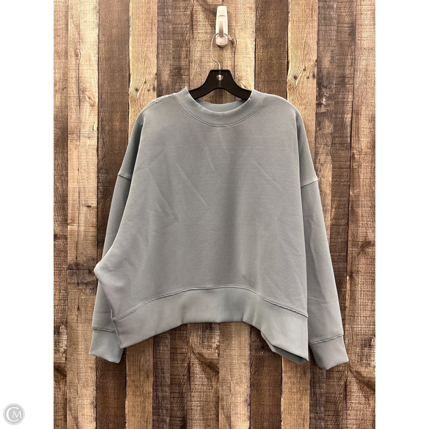 Top Long Sleeve By Zenana In Blue, Size: S