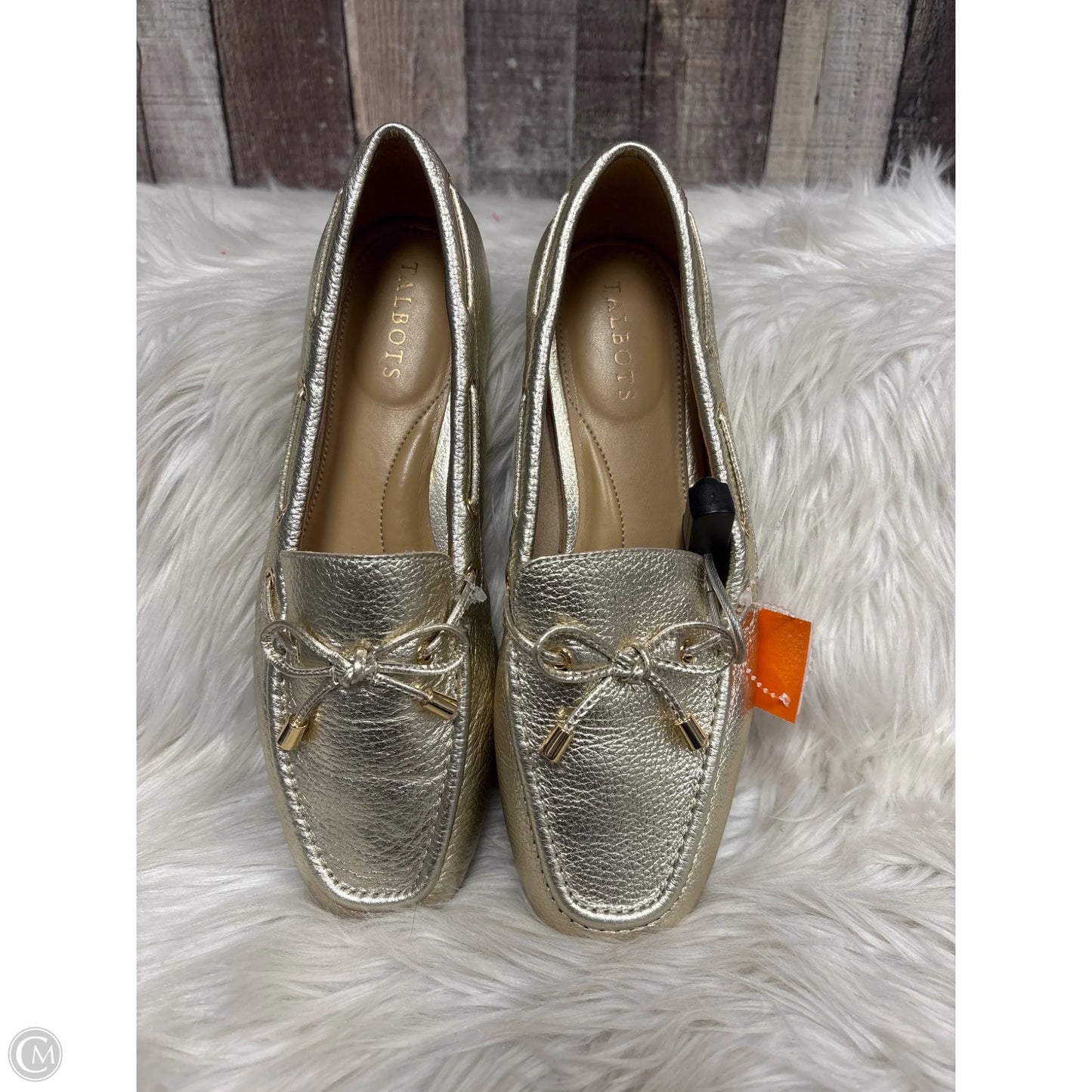 Shoes Flats By Talbots In Gold, Size: 7.5