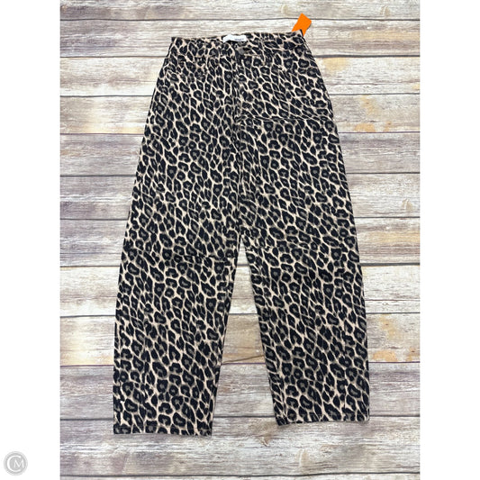Jeans Wide Leg By Vervet In Animal Print, Size: 2