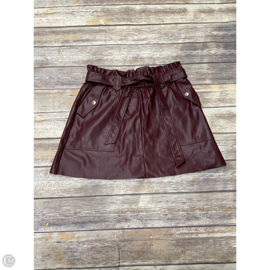 Skirt Mini & Short By Marc New York In Maroon, Size: L