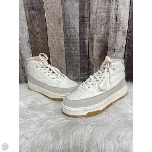 Shoes Athletic By Reebok In Cream, Size: 10