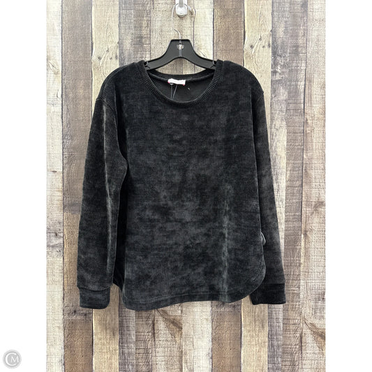 Top Long Sleeve By Pink Lily In Black, Size: M