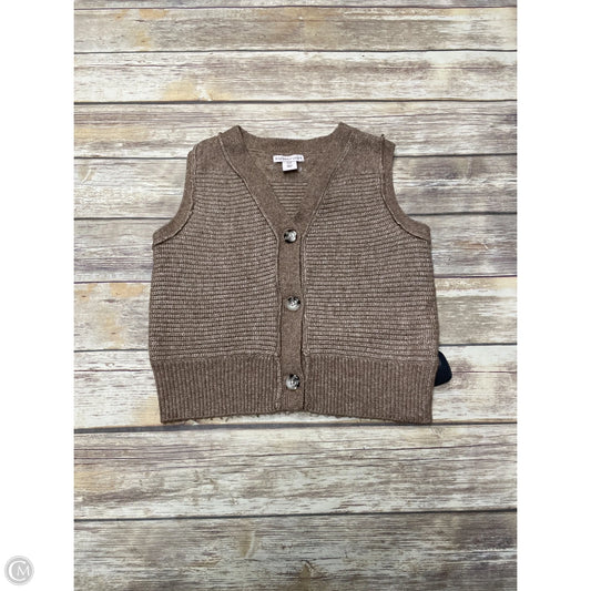 Vest Sweater By Sincerely Jules In Tan, Size: S