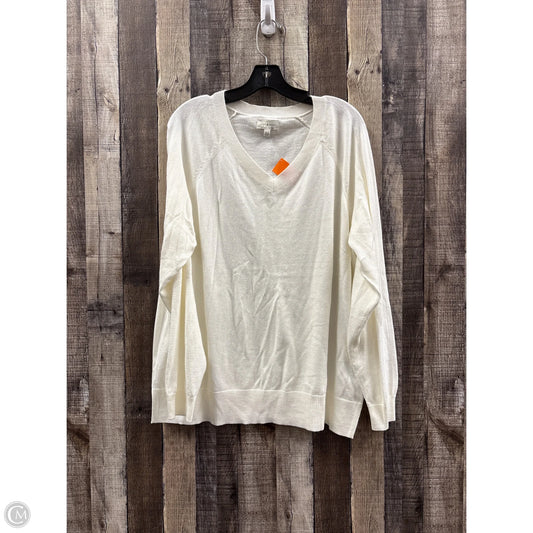 Sweater By Lucky Brand In Ivory, Size: Xl
