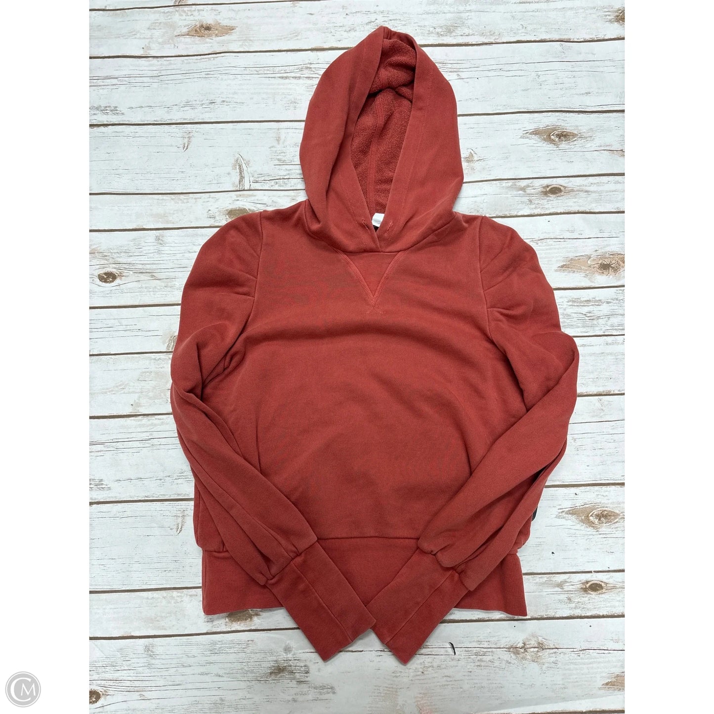 Sweatshirt Hoodie By Evereve In Orange, Size: S