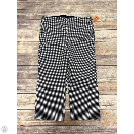 Pants Dress By Chicos In Checkered Pattern, Size: 16