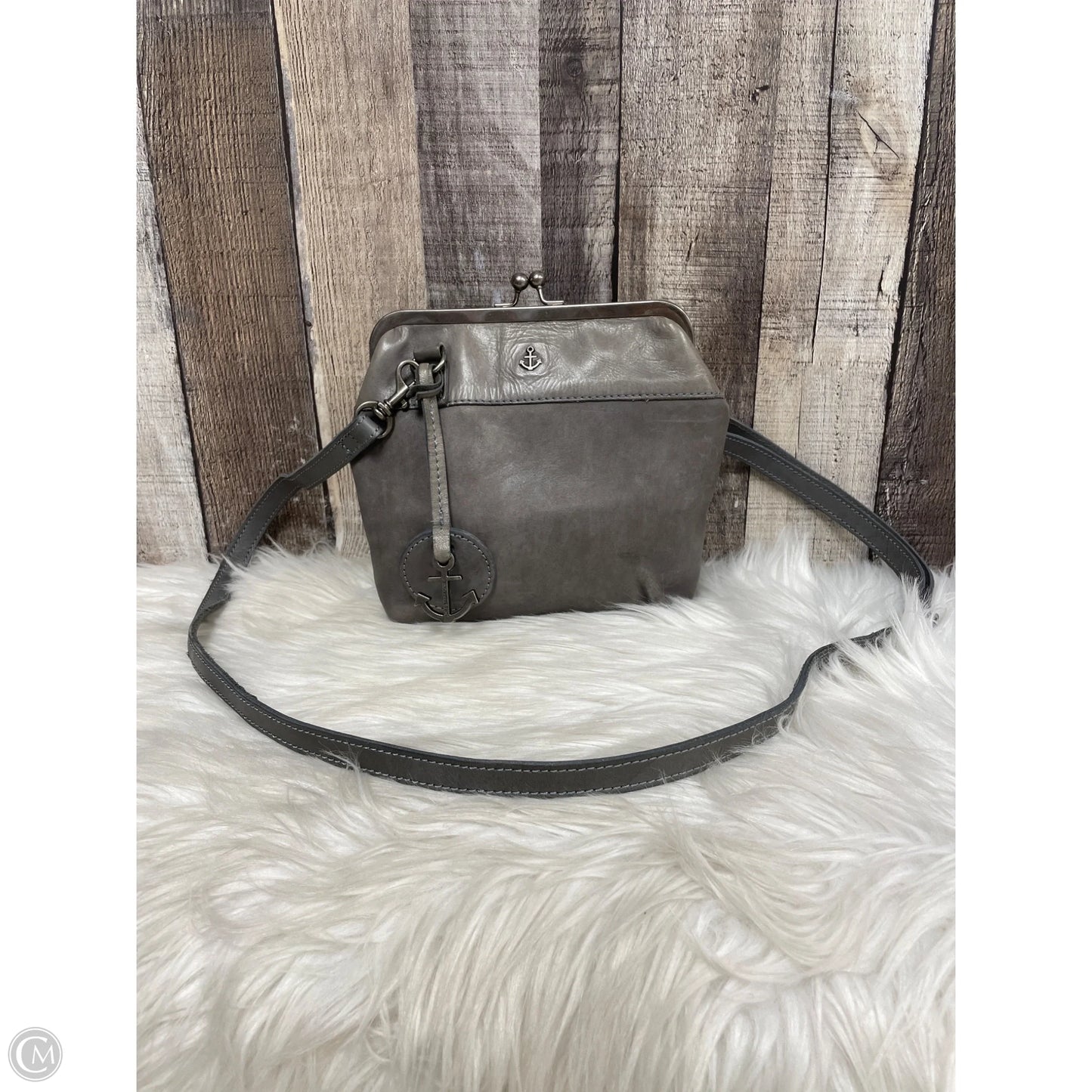 Crossbody Leather By Cme, Size: Medium