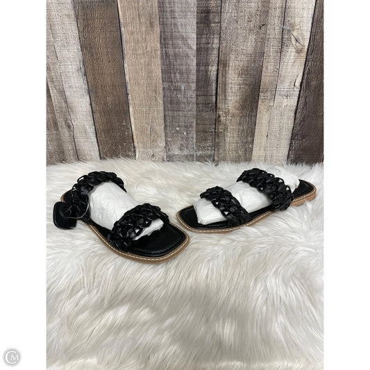 Sandals Flats By Crown Vintage In Black, Size: 8.5