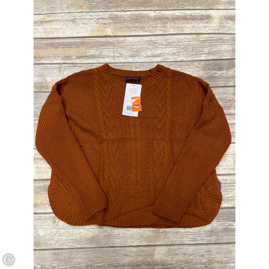 Sweater By Joseph A. In Bronze, Size: L
