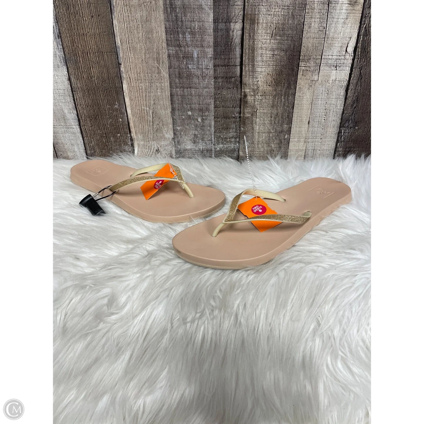 Sandals Flats By Reef In Beige, Size: 8