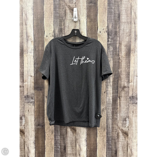 Top Short Sleeve Basic By Cmf In Black, Size: Xxl