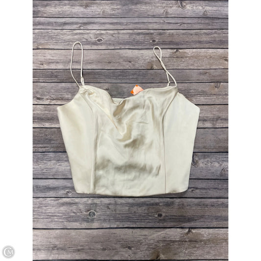 Top Sleeveless By Zara In Beige, Size: Xl