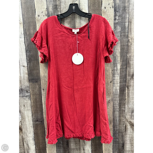 Dress Casual Midi By Umgee In Red, Size: S
