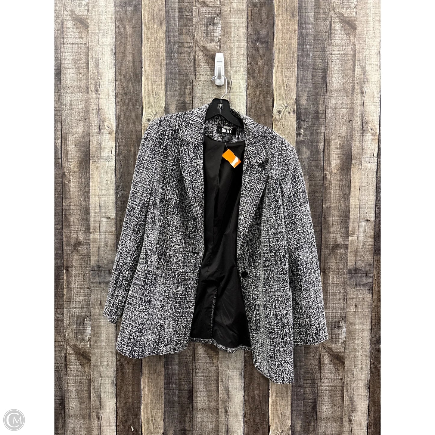 Blazer By Dkny In Black & White, Size: L