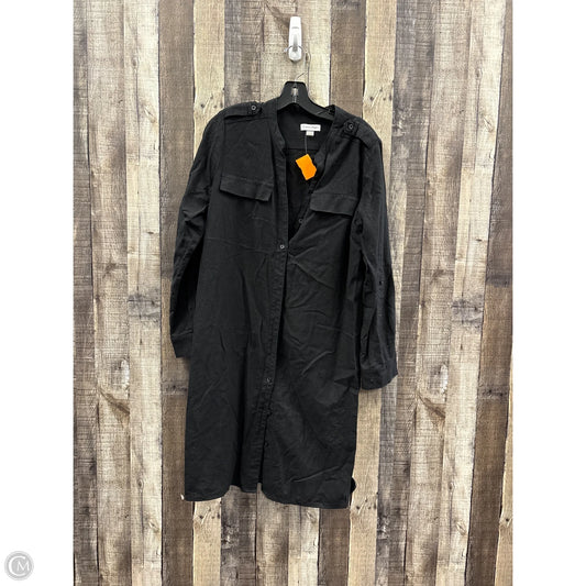 Dress Casual Midi By Calvin Klein In Black, Size: L