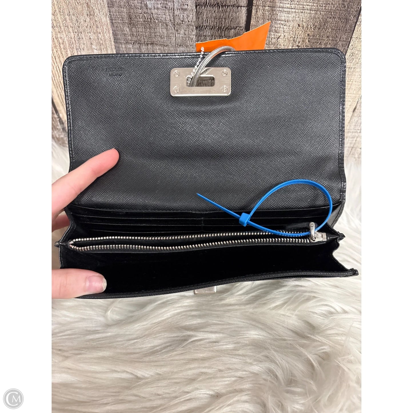 Wallet Luxury Designer By Prada, Size: Medium