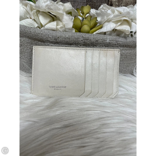Wallet Luxury Designer By Yves Saint Laurent, Size: Small