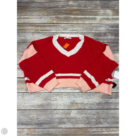 Sweater By Altard State In Red, Size: Xl