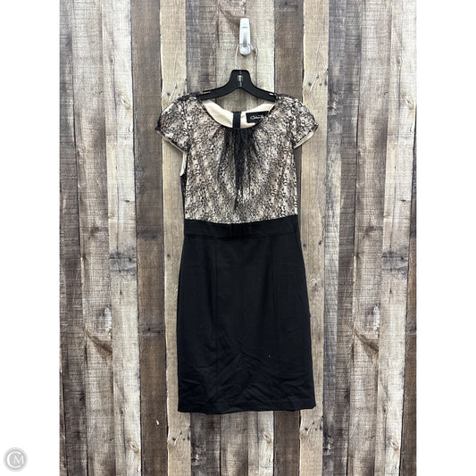 Dress Casual Short By Cme In Black & Cream, Size: S