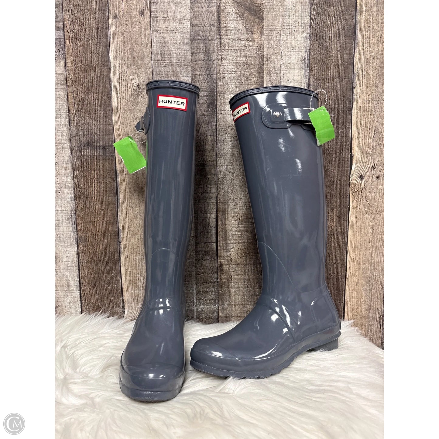 Boots Rain By Hunter In Grey, Size: 8