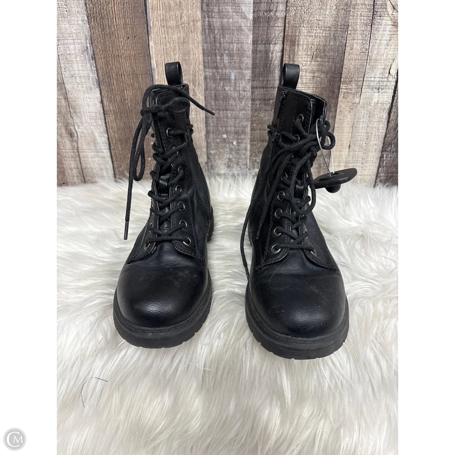 Boots Ankle Heels By Cmf In Black, Size: 8