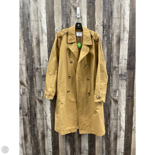 Coat Trench Coat By Old Navy In Tan, Size: L
