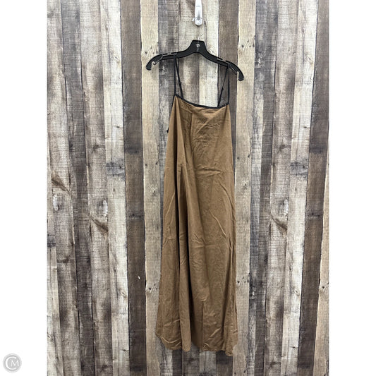 Dress Casual Maxi By Cme In Brown, Size: Xl