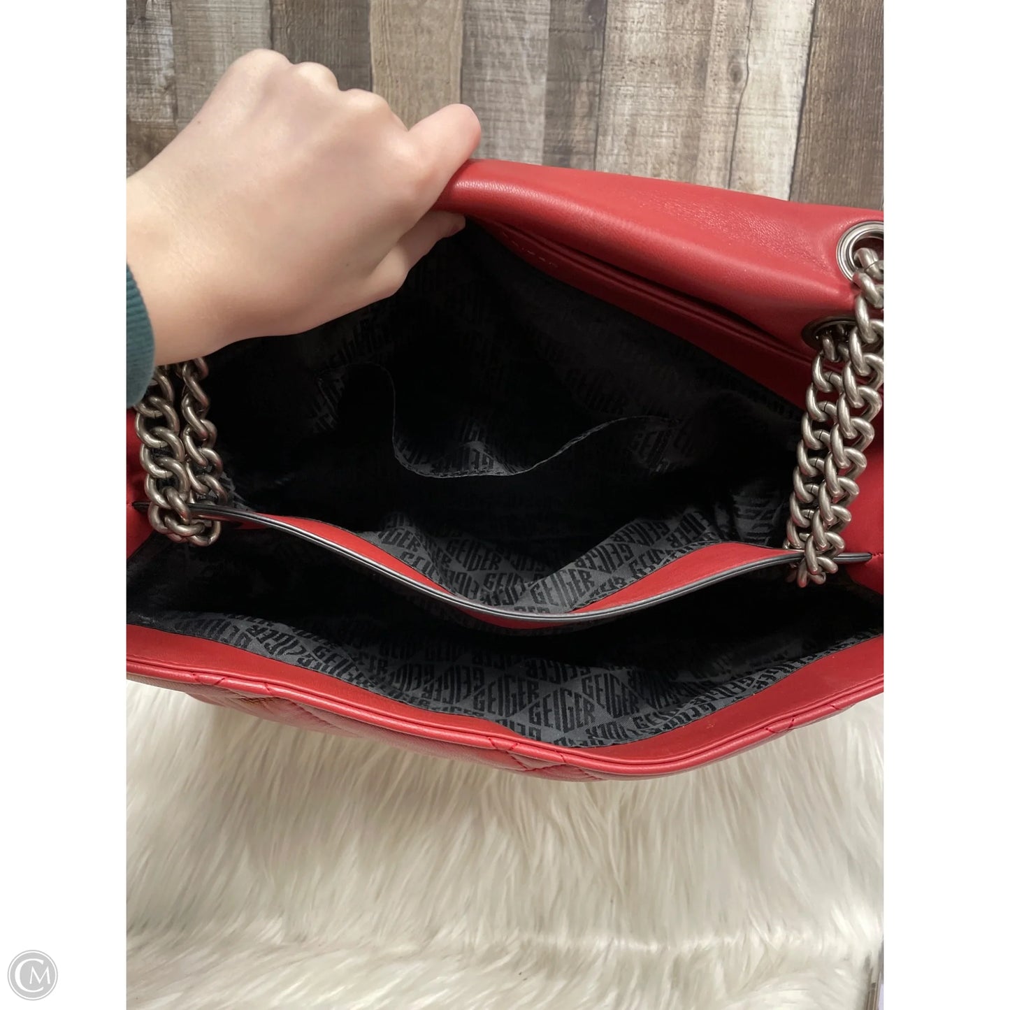 Handbag Designer By Kurt Geiger, Size: Large