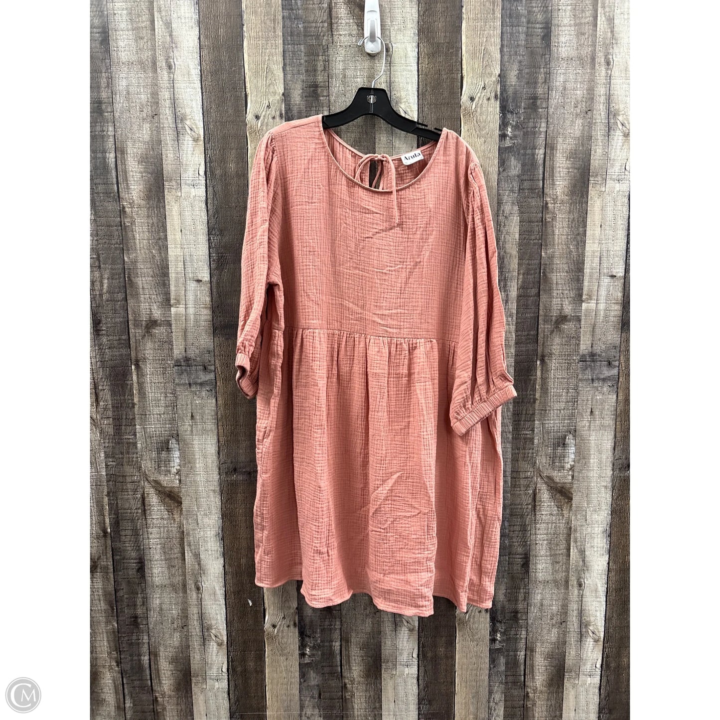 Dress Casual Short By Arula In Coral, Size: 2x