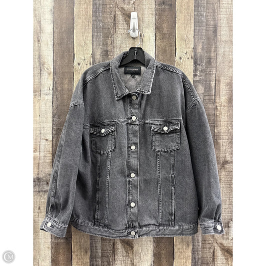 Jacket Denim By Banana Republic In Black Denim, Size: Xl