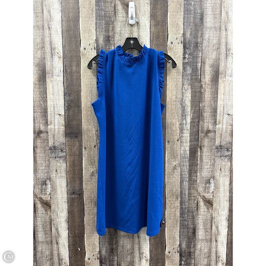 Dress Casual Short By Ces Femme In Blue, Size: L