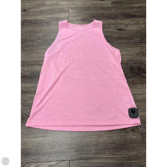 Athletic Tank Top By Nike In Pink, Size: M