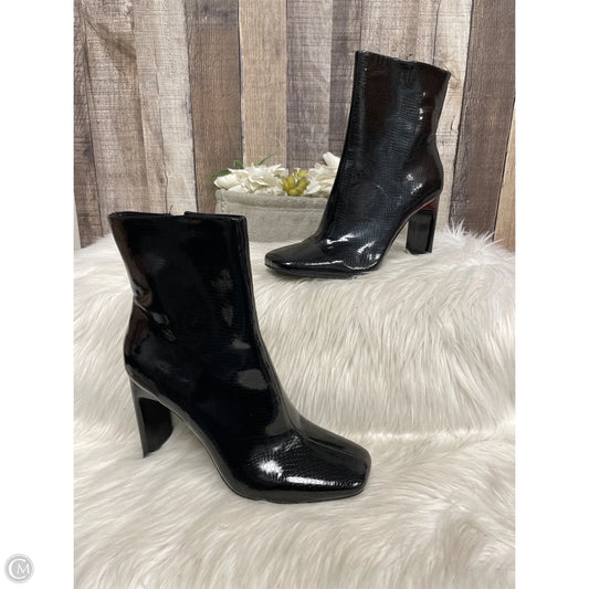 Boots Ankle Heels By Vaneli In Black, Size: 9.5