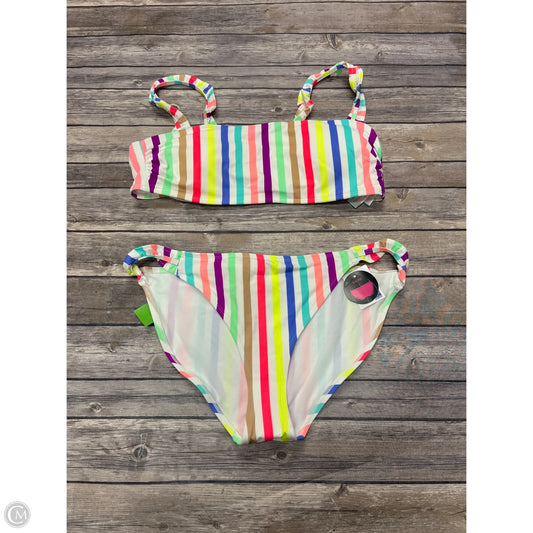 Swimsuit 2pc By No Boundaries In Striped Pattern, Size: Xl