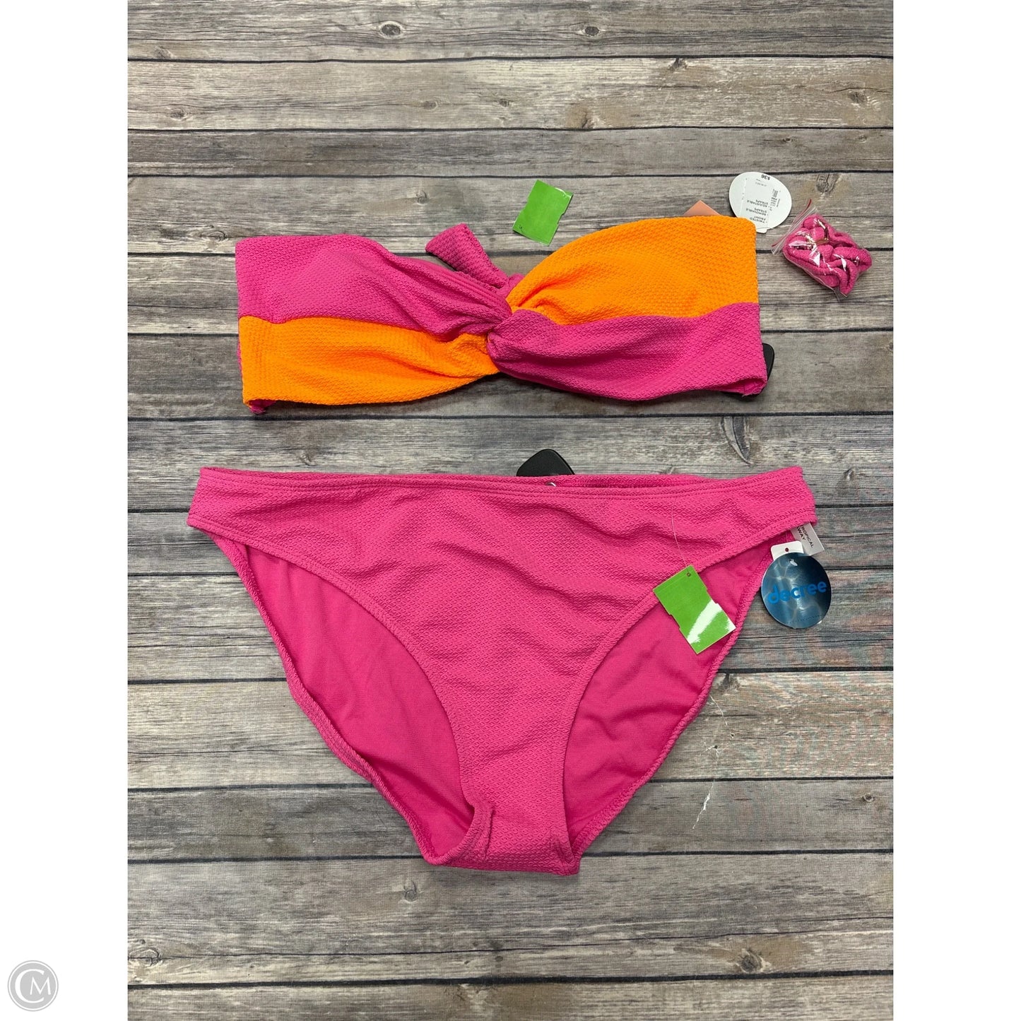 Swimsuit 2pc By Decree In Pink, Size: Xxl