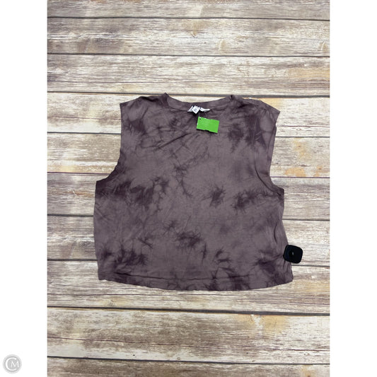 Athletic Tank Top By Joy Lab In Taupe, Size: M