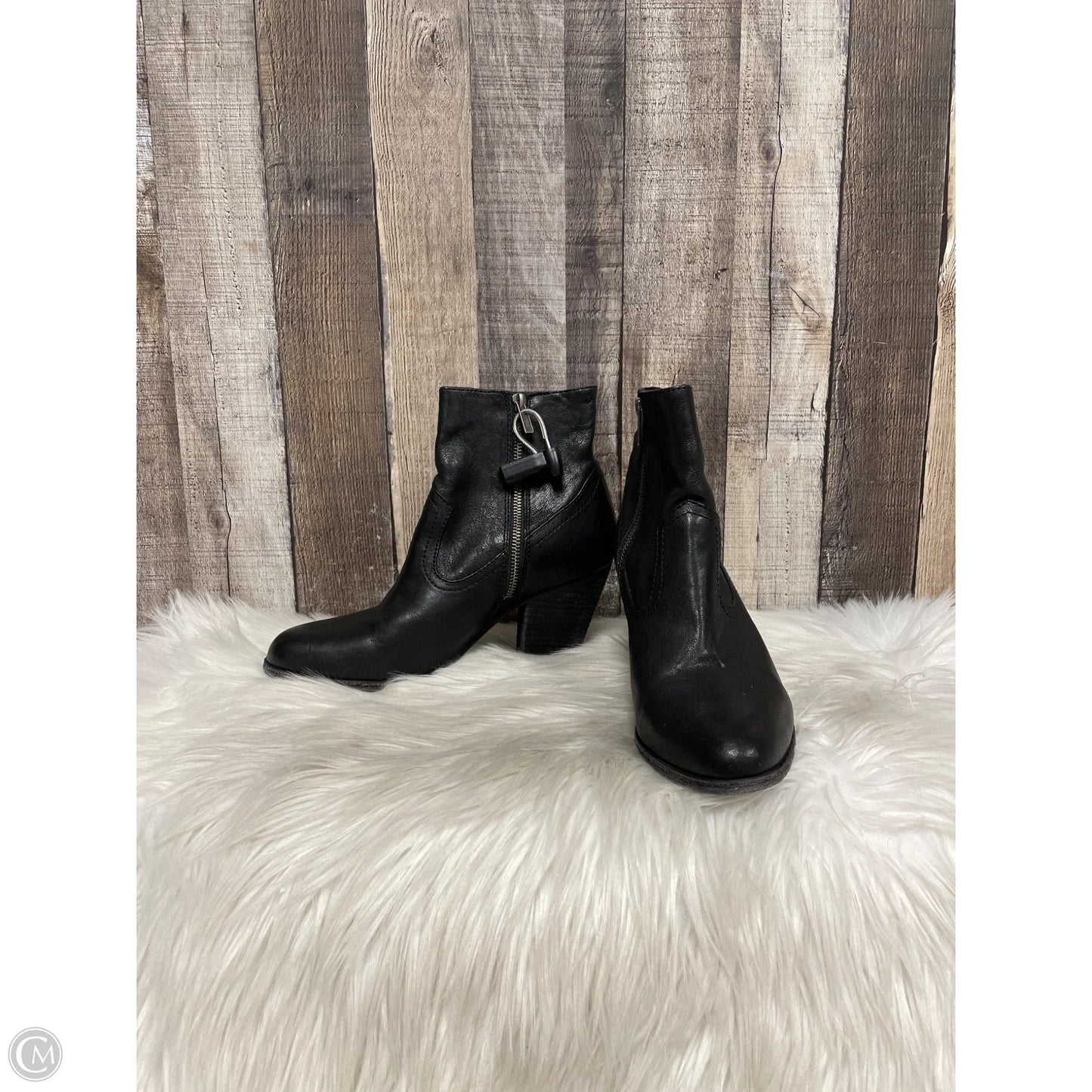 Boots Designer By Frye In Black, Size: 9